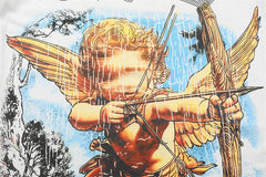 MIXED EMOTION White “Angel” Rhinestone Tee