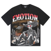 MIXED EMOTION Skeleton Cowboy Tee