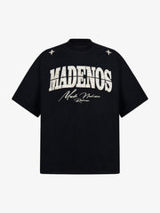 Vintage Patchwork Embroidered Letter T-shirt