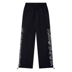 MIXED EMOTION Colored Rhinestones Pants