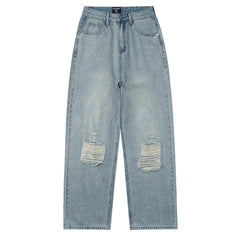 MIXED EMOTION Rhinestones Jeans