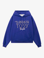 Street Beaded Loose Hoodie