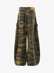 Vintage Camouflage Machete Workwear Pants