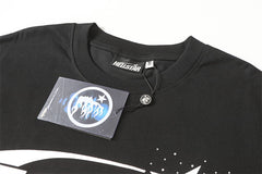 HELLSTAR Classic Lettering Rhinestone T-Shirt