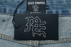 MIXED EMOTION Rhinestones Jeans