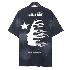 HELLSTAR Washed Old Rhinestone T-shirt