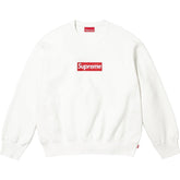 Supreme 25SS Washed Box Logo Crewneck Sweatshirts