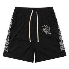 MIXED EMOTION “ME” Rhinestone Shorts