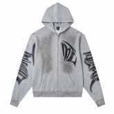MIXED EMOTION Grey ‘Faded’ Hoodie