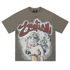 MIXED EMOTION “Rhinestone” Cropped Tee