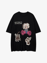 Pixel Art Cartoon Graphic T-Shirt