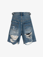Street Ripped Denim Shorts