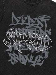 Thesupermade Fun Alphabet Print T-Shirt