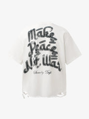 Graffiti Letters Devil Design Graphic T-Shirt