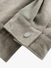 Thesupermade Graffiti Patchwork Lapel Denim Jacket - 2224