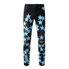 Star Patch Jeans #896