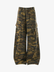 Vintage Camouflage Machete Workwear Pants