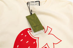 GUCCI Strawberry Print T-Shirt Oversized