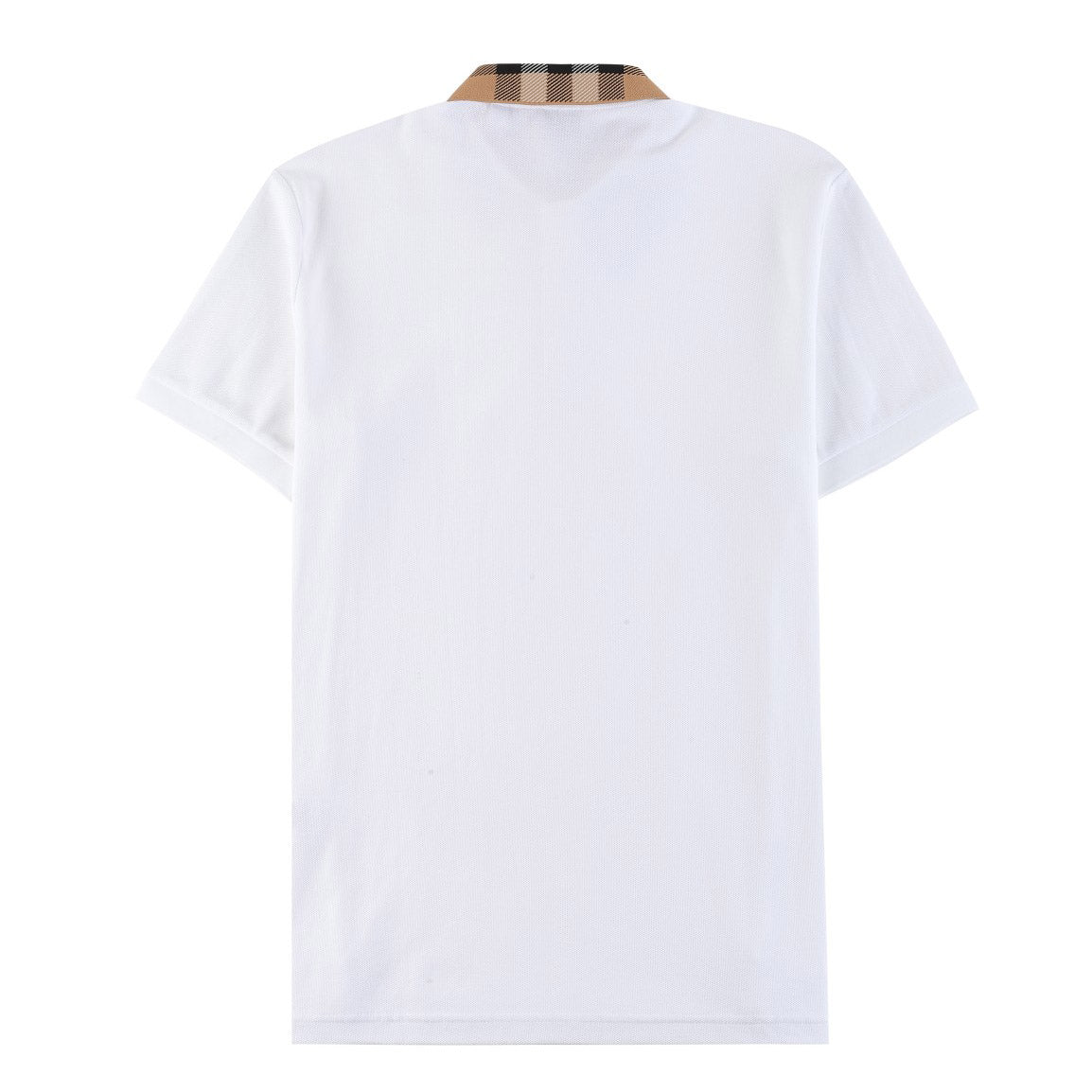 BURBERRY Check collar Cody polo shirt