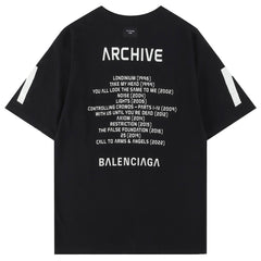 BALENCIAGA MUSIC ARCHIVE SERIES T-Shirt Oversize