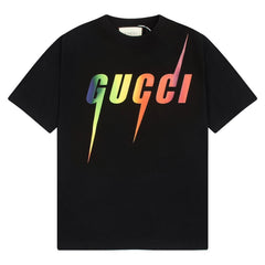 GUCCI Rainbow Blade Print T-Shirt Oversized