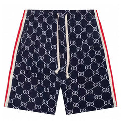 GUCCI GG Jacquard Cotton Shorts Oversize