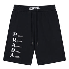 PRADA Print Logo Shorts Oversize