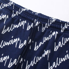 Balenciaga Print Logo Shorts