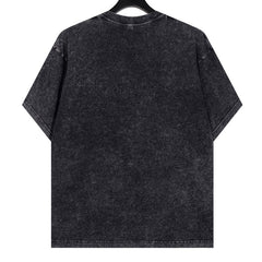 Balenciaga Flame Letter Print T-Shirt Oversize