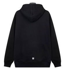 GIVENCHY Black 4G Embroidered Hoodie Oversize