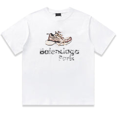 Balenciaga Classic Shoe Print T-Shirt Oversize