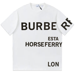 Burberry Classic Letter Print Logo T-shirt Oversize