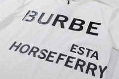 Burberry Classic Letter Print Logo T-shirt Oversize