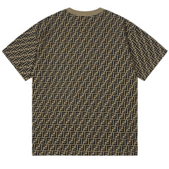 FENDI Classic FF Letter T-Shirt Oversized