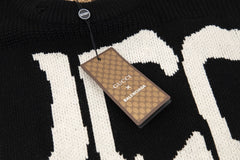 GUCCI KNIT COTTON JACQUARD JUMPER SWEATER