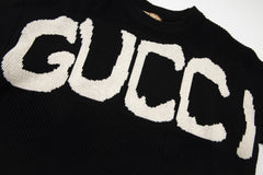 GUCCI KNIT COTTON JACQUARD JUMPER SWEATER