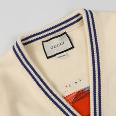 GUCCI KNIT COTTON CARDIGAN SWEATER