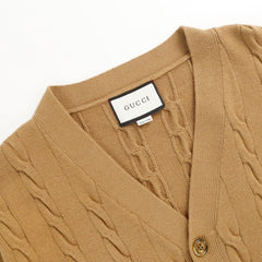 GUCCI COTTON CARDIGAN SWEATER