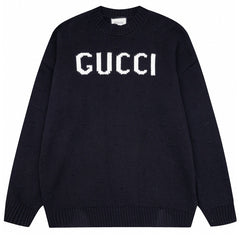 GUCCI KNIT COTTON JACQUARD JUMPER SWEATER