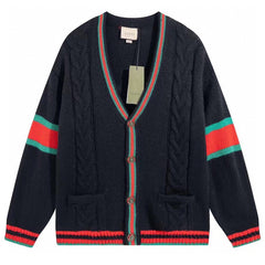 GUCCI COTTON CARDIGAN SWEATER