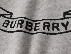 BURBERRY Wheat Ears Knit Jacquard Sweater