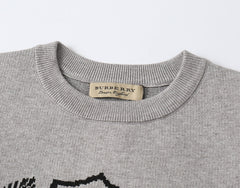 BURBERRY Wheat Ears Knit Jacquard Sweater