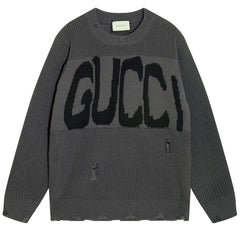 GUCCI X BALENCIAGA Jacquard KNIT JUMPER SWEATER