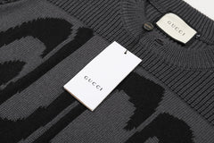 GUCCI X BALENCIAGA Jacquard KNIT JUMPER SWEATER