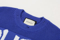 GUCCI X BALENCIAGA Jacquard KNIT JUMPER SWEATER