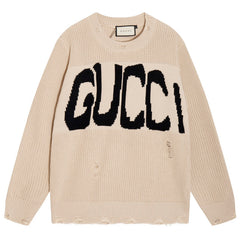 GUCCI X BALENCIAGA Jacquard KNIT JUMPER SWEATER