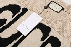 GUCCI X BALENCIAGA Jacquard KNIT JUMPER SWEATER