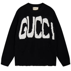 GUCCI X BALENCIAGA Jacquard KNIT JUMPER SWEATER