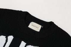 GUCCI X BALENCIAGA Jacquard KNIT JUMPER SWEATER