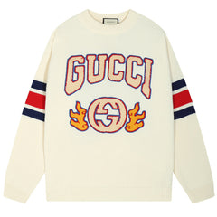 GUCCI GG LOGO Jacquard KNIT JUMPER SWEATER